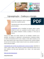 Lipoaspiração - Conheça A Cirurgia PDF