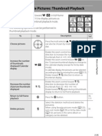 Viewing Multiple Pictures: Thumbnail Playback