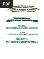 INFORME DE OBTENCIÓN DE ALMIDÓN APARTIR DE DIVERSAS VARIEDADES DE BANANO