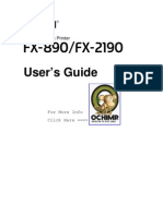 Epson FX 2190N Network Ready Dot Matrix Printer User Guide