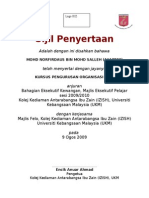 Contoh Sijil Penyertaan