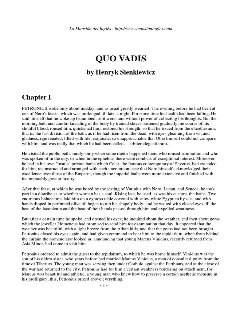 Quo Vadis | PDF | Nero