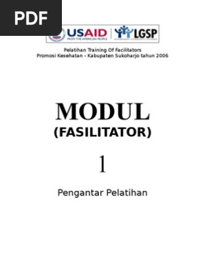 Contoh Modul Problem Solving Bagi Fasilitator Kesehatan