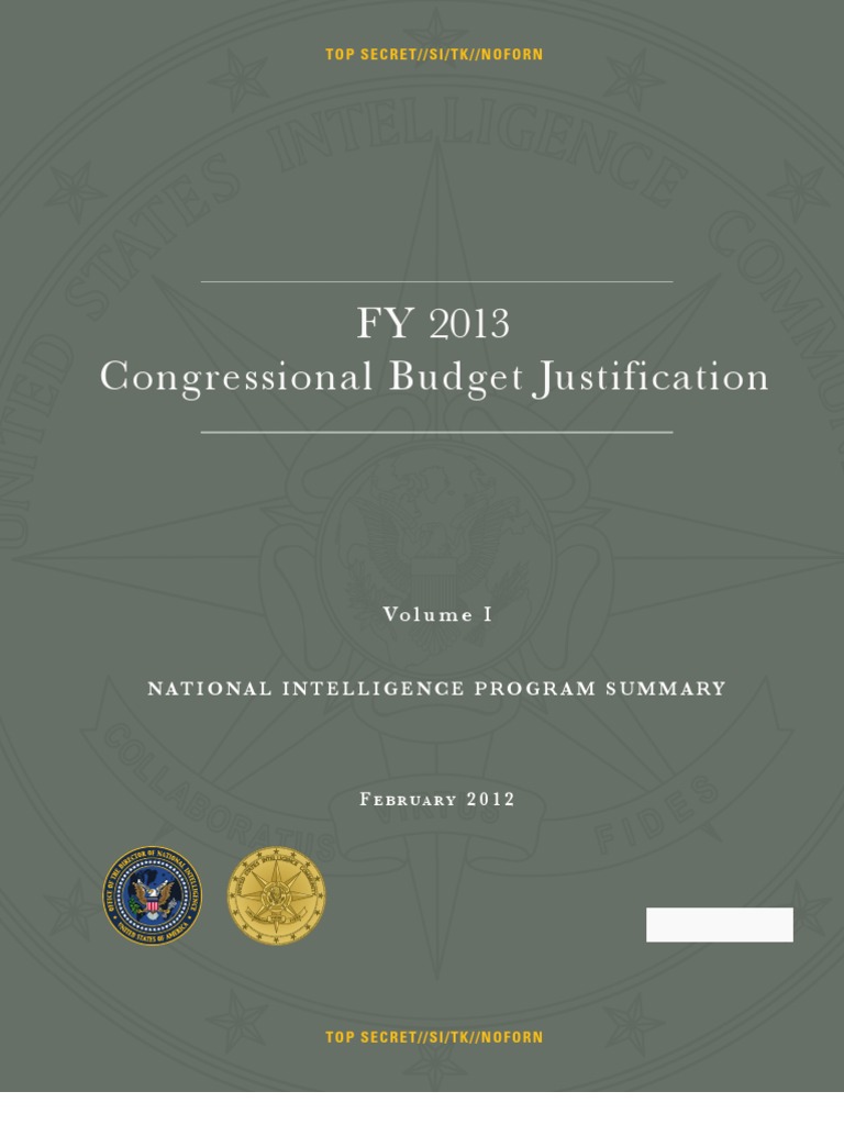 FY 2013 Congressional Budget Justification | PDF | United States ...
