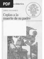 Coplas a La Muerte de Su Padre