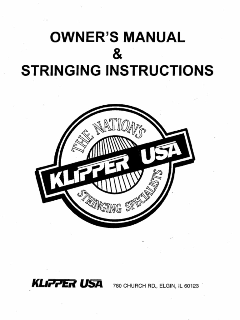 klippermate stringing