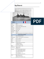 French Battleship Bouvet