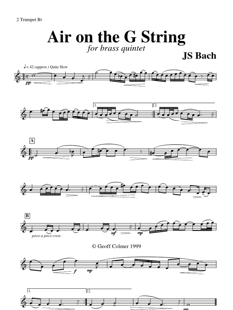 02 Trumpet Bb Bach Air