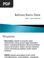Download Bahasa Basis Data by Euis Marlina SN16408162 doc pdf