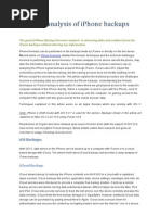 Download Forensic Analysis of iPhone Backups by mshek17 SN164089428 doc pdf