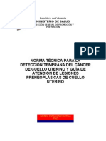 10. Deteccion Temprana Del Cancer de Cuello Uterino