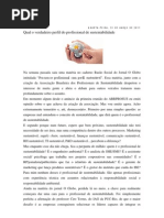 Qual o Verdadeiro Perfil Do Pr