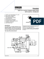 TDA2052 Data Sheets