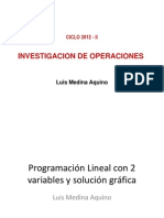 Semana 2 Formulacion de Problemas de Programacion Lineal Con Dos Variabes y Solucion Grafica