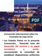 Convención Internacional Sobre Los Contratos de Viaje (