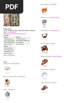 VAN Ragnarok online NPC QUEST