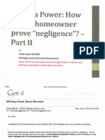 Georgia Power: How Does A Homeowner Prove "Negligence"? Part II