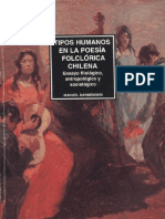 Tipos Humanos en La Poesía Folclórica Chilena - Ensayo Filológico, Antropológico y Sociológic