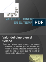 Valor Del Dinero en El Tiempo.