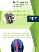 Intervertebral Disc Replacements