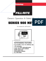 Series 900 Meter: Owner's Operation & Safety Manual