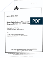 AIAA 2001-1065: Papila and Wei Shyy University of Florida, Gainesville, FL