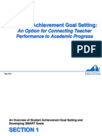 Student Achievement Goal Setting:: An Option For Connecting Teacher Performance To Academic Progress