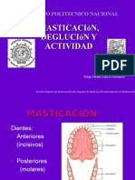 Alteraciones de La Masticacion Deglucion y Actividad Enzimatica