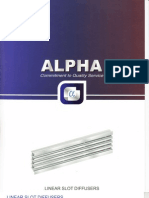 Alpha Linear Slot Diffusers