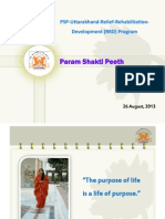 PSP Uttarakhand Relief Rehabiliation Development Program