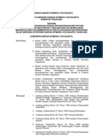 Kep Gubernur DIY Tentang Penghargaan Penanggulangan Narkoba