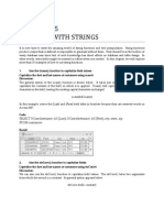 Access Working With Strings