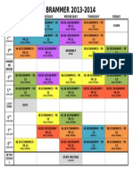 Mr Brammer 2013-2014 Timetable for IB Geography, Economics and IGCSE Geography Classes