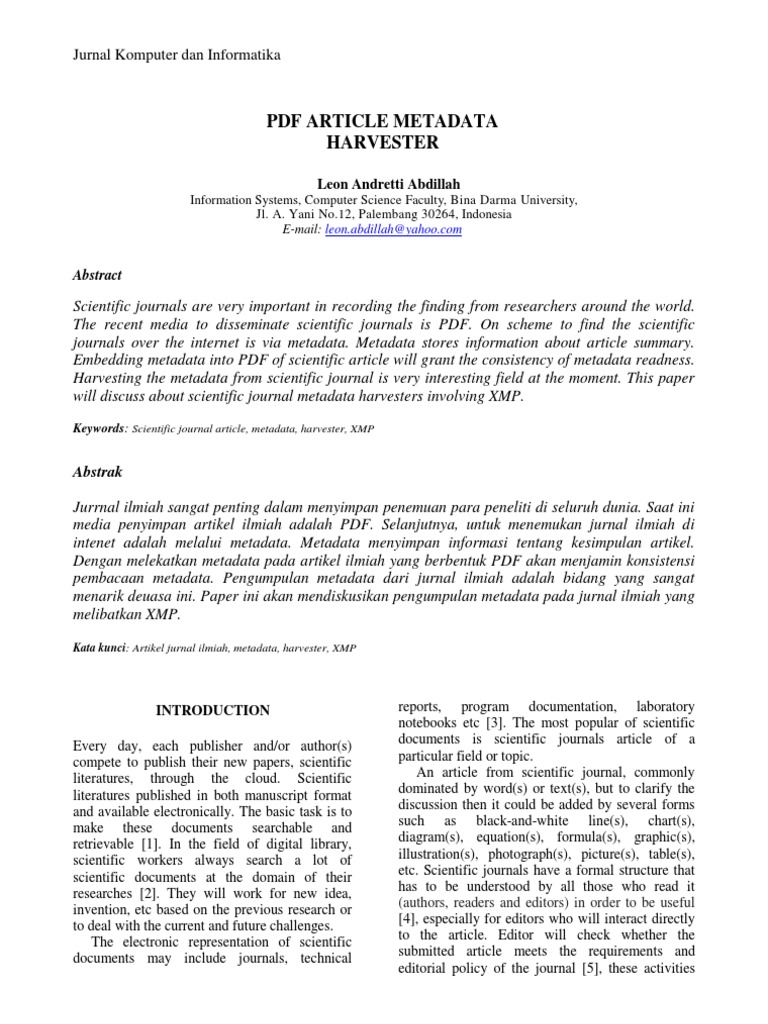 1301 6591 Metadata Portable Document Format