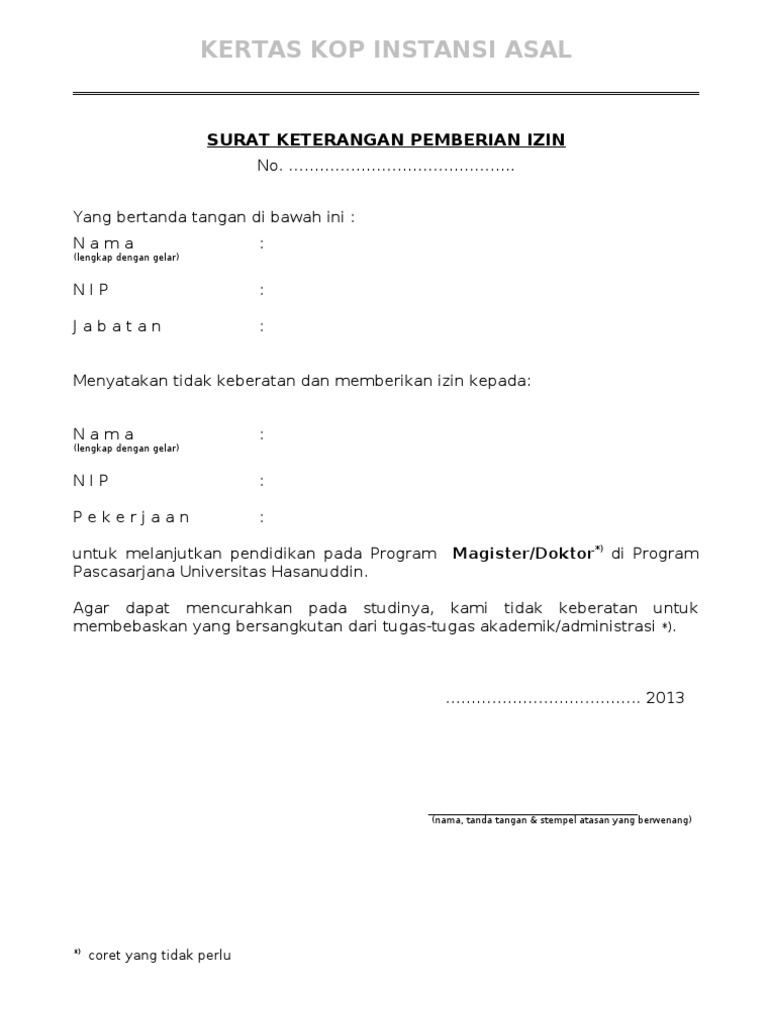 Surat Izin