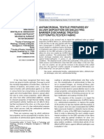 Antimicrobial Textile Prepared by Silver Deposition On Dielectric Barrier Discharge Treated Cotton/Polyester Fabric