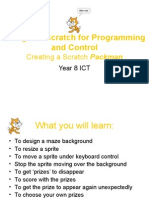 Using MIT Scratch For Programming and Control: Creating A Scratch Packman