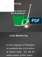 Layout Line Balancing