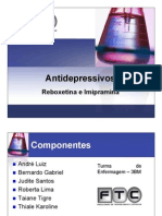 Antidepressivos - Imipramina e Reboxetina