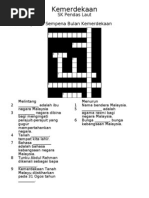 Teka Silangkata Bulan Kemerdekaan Teka Silangkata Bulan Kemerdekaan