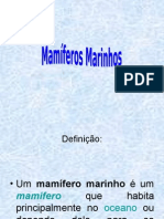 Mamíferos Marinhos