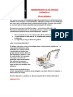 36562291 Mantenimiento de Los Sistemas Hidraulicos