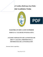 Analisis Comparativo Lakatos y Kuhn