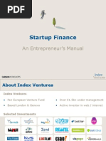 Startup Finance-A Entrepreneur Manual