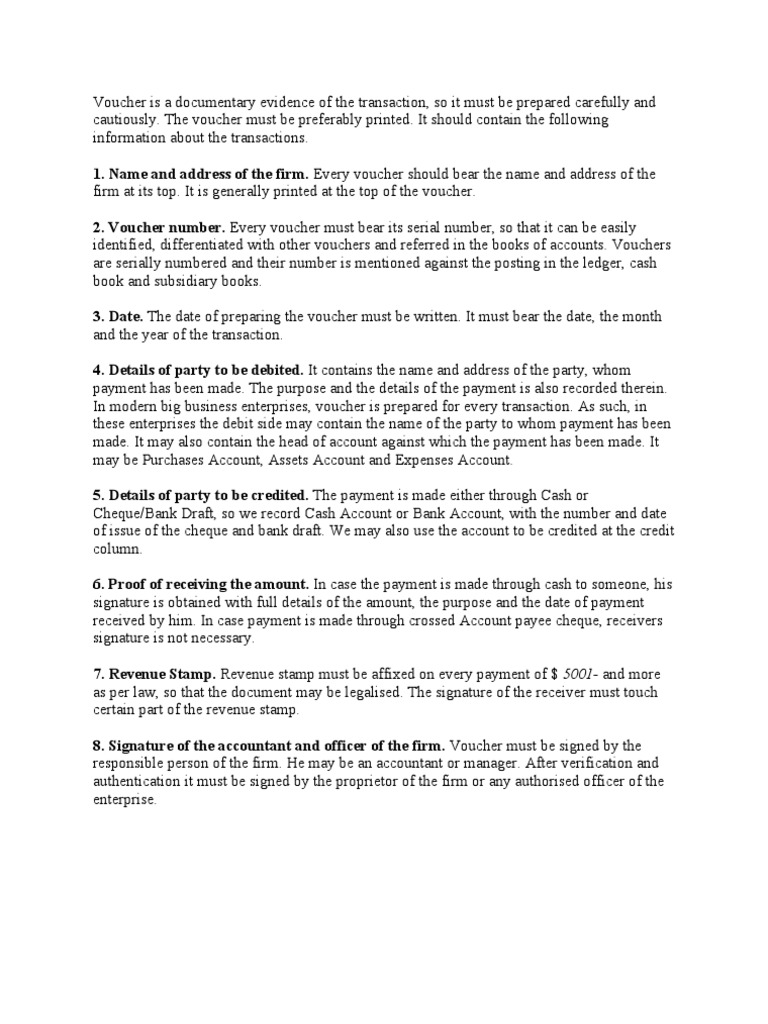 Types and Formats of Accounting Vouchers | PDF | Depreciation | Debits ...
