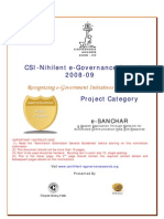 E Sanchar Project Category Nomination Submission Ver1 for CSI