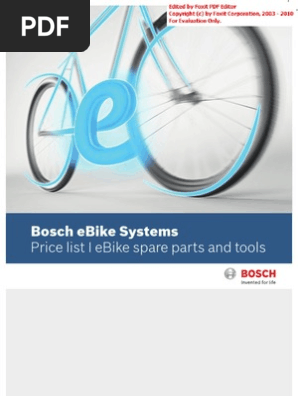 bosch e bike spare parts