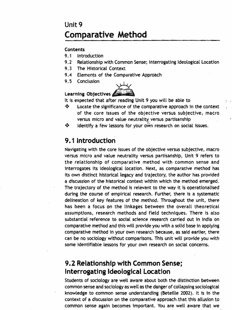 Understanding the Comparative Method | PDF | Social Science | Science ...