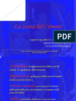 Criminologia - La Scena Del Crimine e Sopralluogo (By A. Palmegian PdSi)