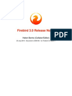 Firebird 3.0.0 Alpha1 ReleaseNotes